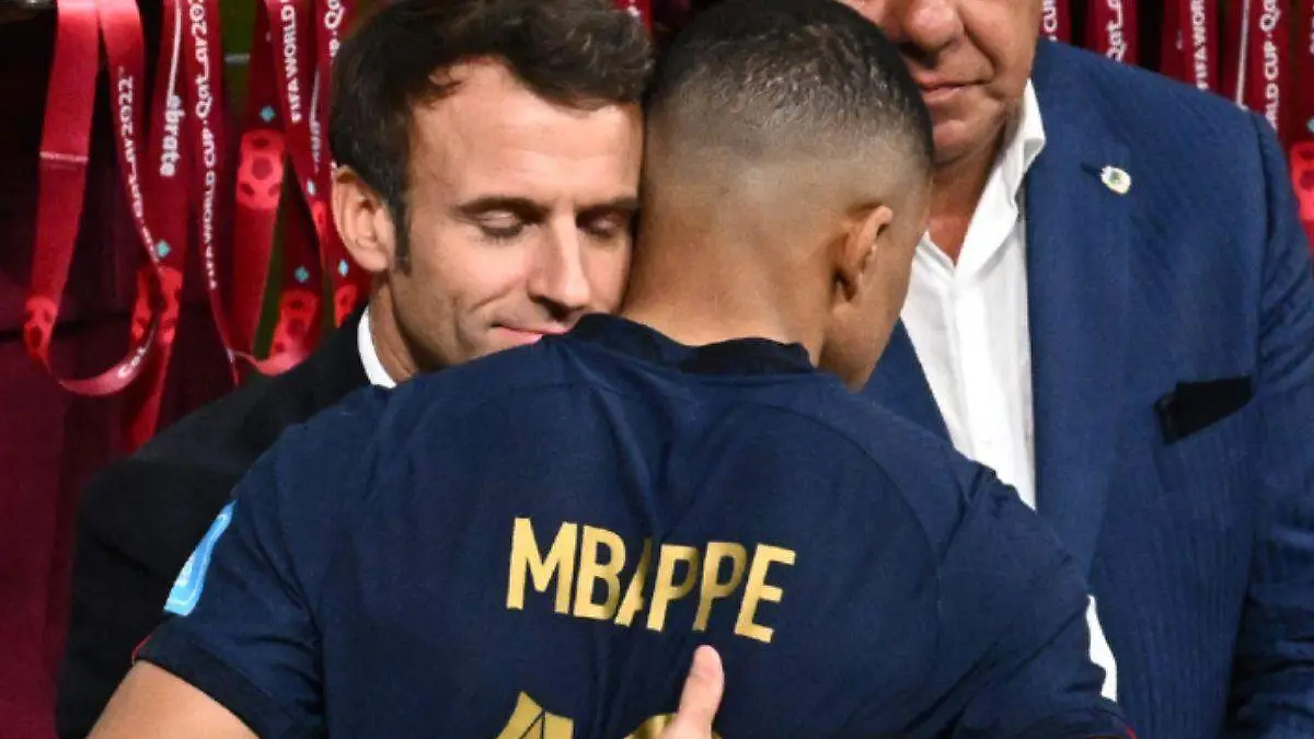 Macron y Mbappé